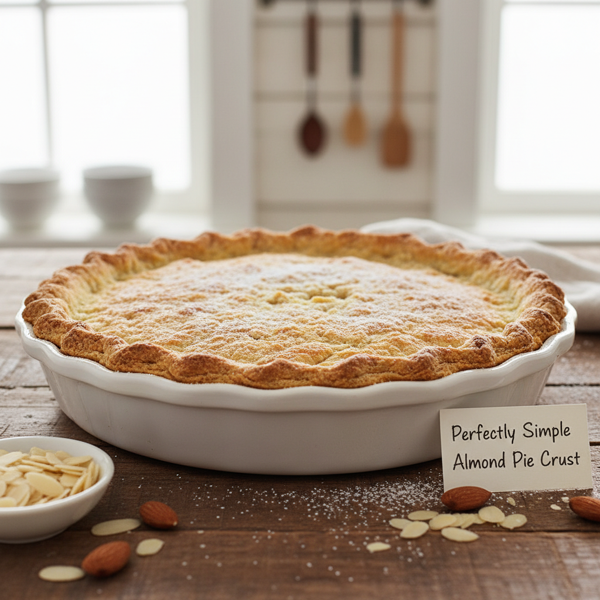 Perfectly Simple Gluten-Free Almond Pie Crust recipe
