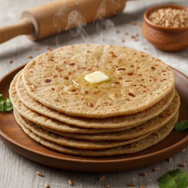 Perfectly Soft Whole Wheat Rotis recipe