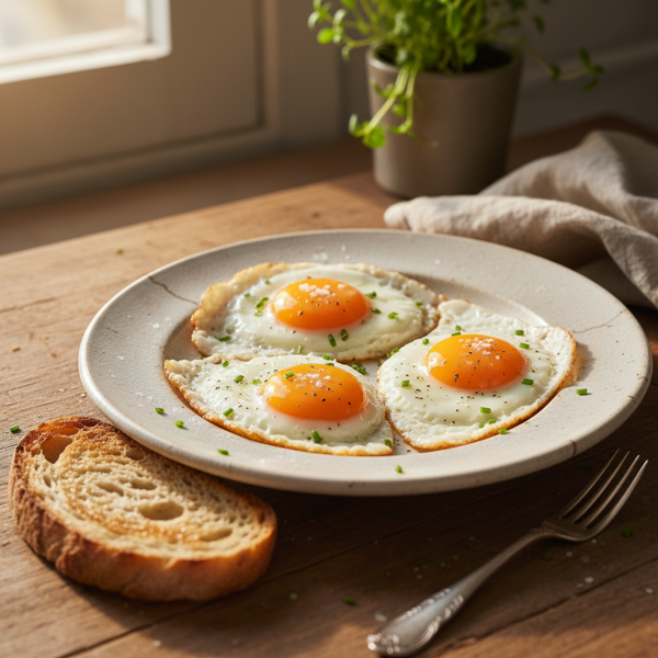 Perfectly Sunny Side-Up Eggs recipe