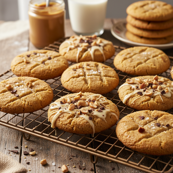 Perfectly Sweetened Peanut Butter Bliss Cookies recipe