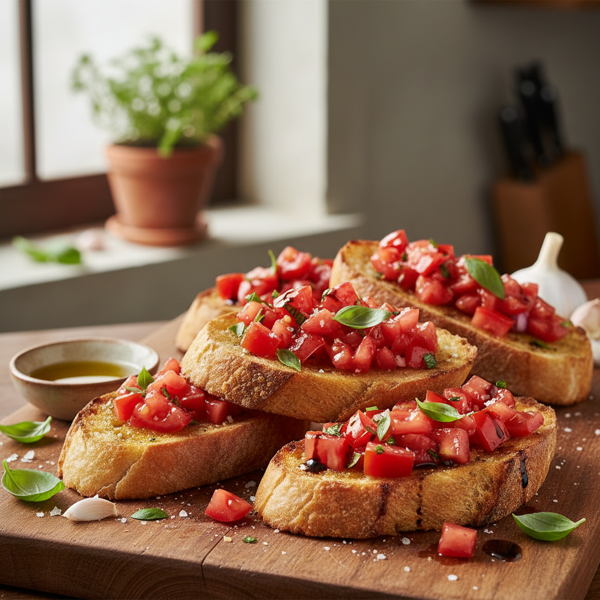 Perfectly Toasted Bruschetta Bread recipe