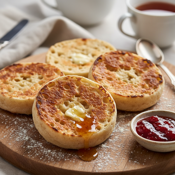 Perfectly Toasted English Muffins recipe