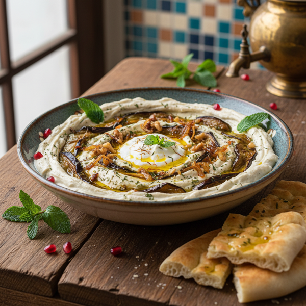 Persian Eggplant & Yogurt Delight recipe