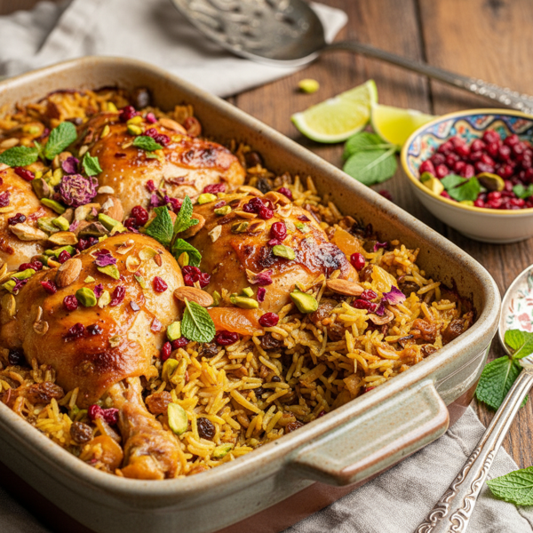 Persian Spiced Chicken Casserole recipe