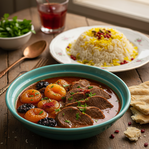 Persian Tongue Stew (Zabaan-e Khoresh) recipe