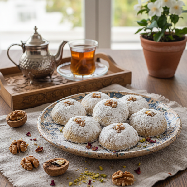 Persian Walnut Bliss Cookies recipe