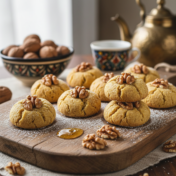 Persian Walnut Delight Cookies recipe
