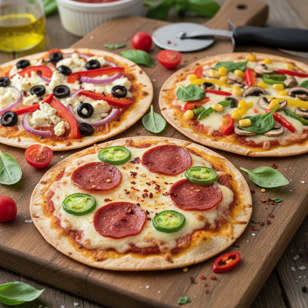 Personalized Tortilla Pizzas recipe