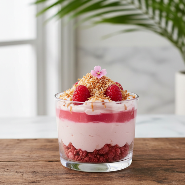 Pink Coconut Delight recipe