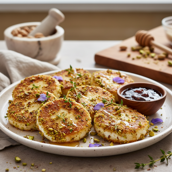 Pistachio-Crusted Goat Cheese Delights recipe