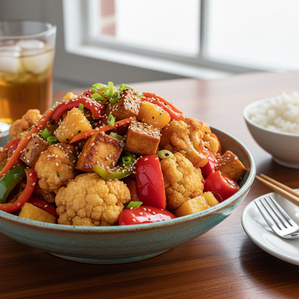 Plant-Based Sweet and Sour Delight recipe