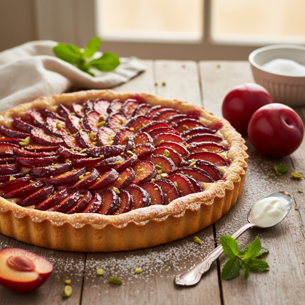 Plum Paradise Tart recipe