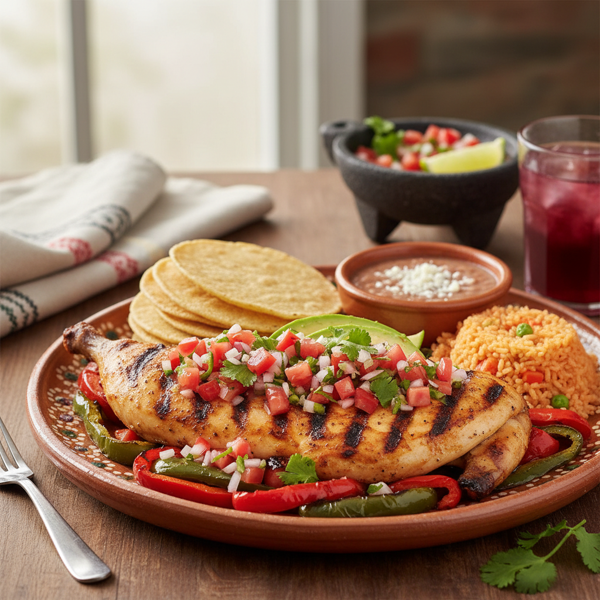 Pollo Aguascalientes con Salsa Fresca recipe