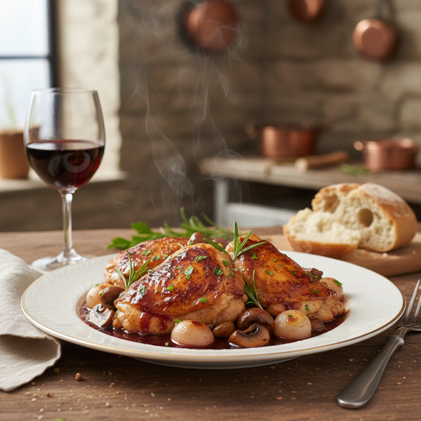 Pollo a la Salsa de Vino recipe