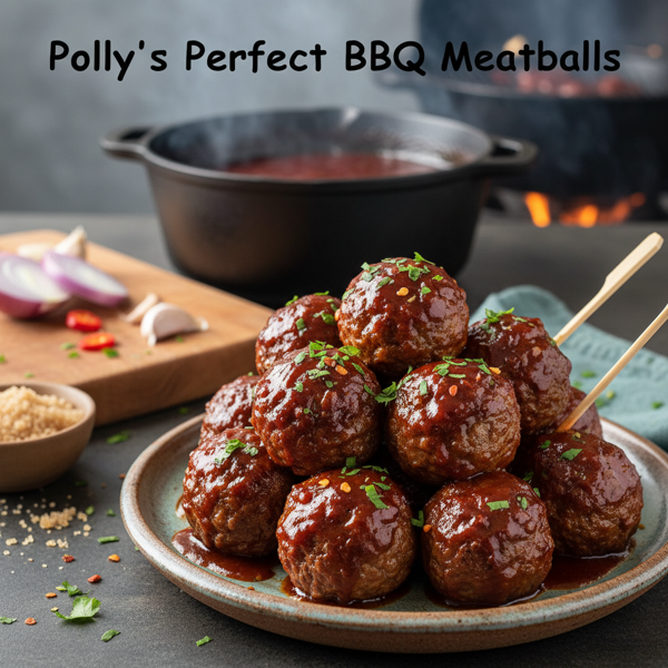 Polly's Perfect BBQ Meatballs recipe