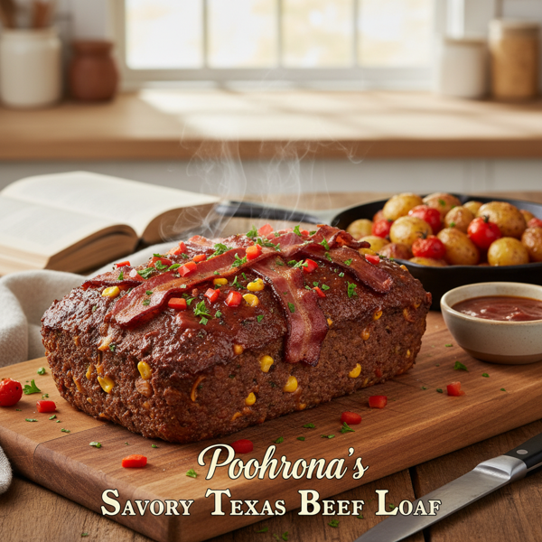 Poohrona's Savory Texas Beef Loaf recipe