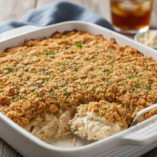 Poppy Seed Chicken Casserole Delight recipe