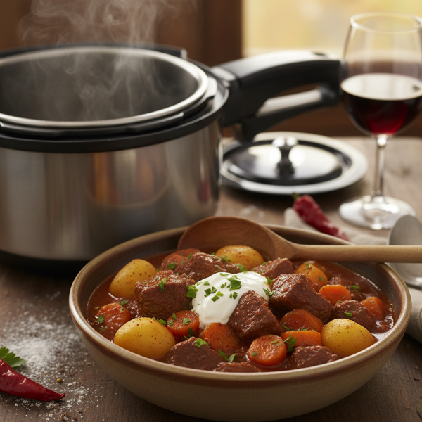 Pressure Cooker Hungarian Goulash recipe