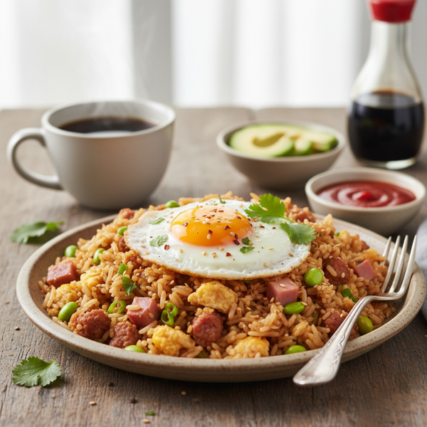 Protein-Packed Breakfast Fried Rice recipe