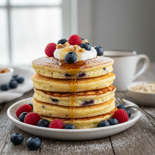 Protein-Packed Cottage Cheese Pancakes recipe