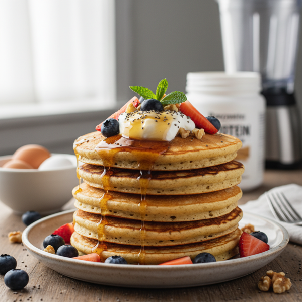 Protein-Packed Low-Carb Pancakes recipe