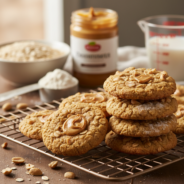 Protein-Packed Oatmeal Peanut Butter Cookies recipe