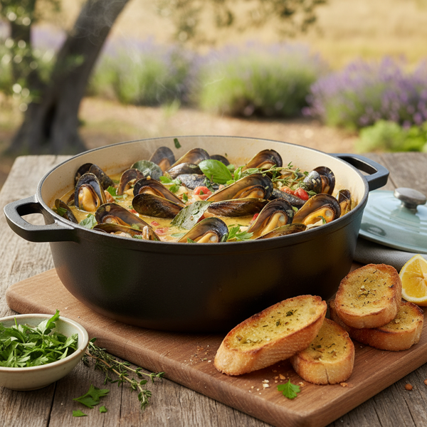 Provençal Moules Marinières recipe