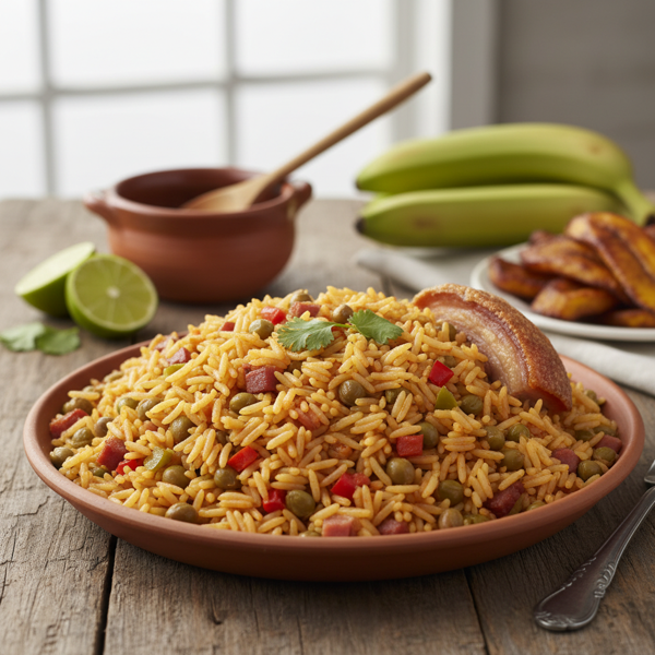 Puerto Rican Pigeon Peas Rice Delight recipe