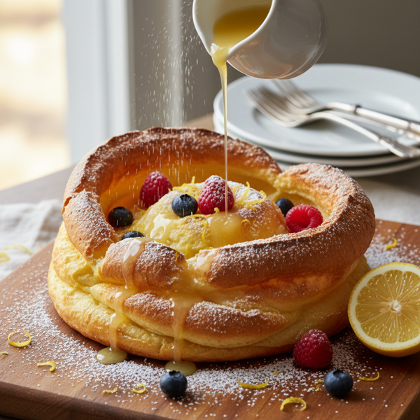 Puffed Lemon Dutch Babies recipe