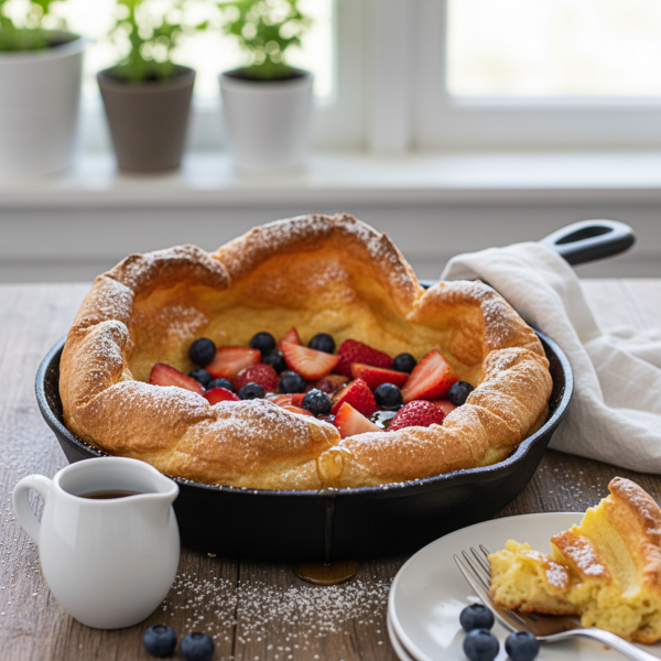Puffy Dutch Baby Pancake recipe