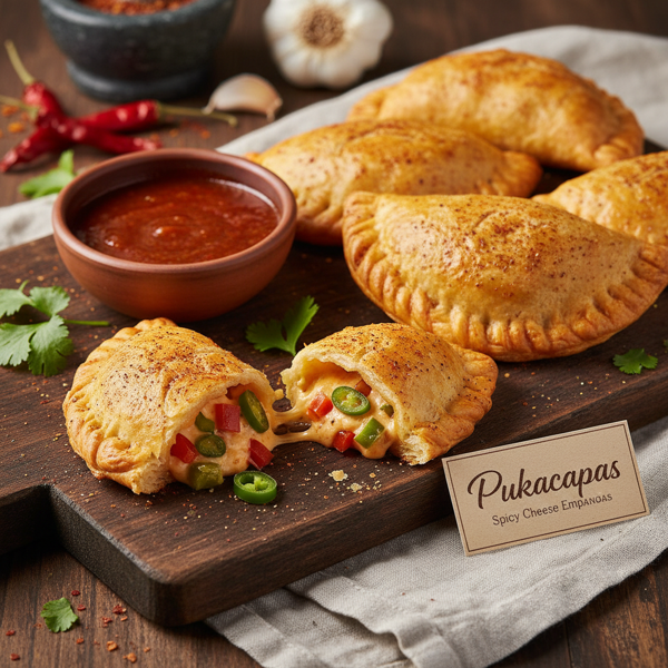 Pukacapas: Spicy Cheese Empanadas recipe