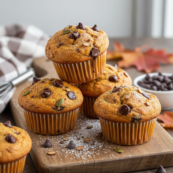 Pumpkin Chocolate Chip Delight Muffins recipe