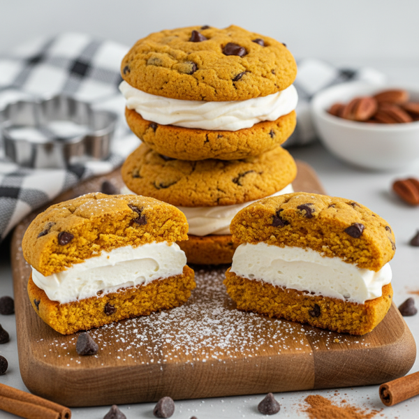 Pumpkin Chocolate Chip Whoopie Pies recipe