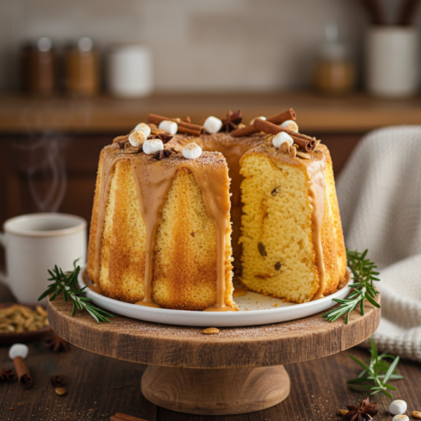 Pumpkin Spice Angel Food Cake Delight recipe