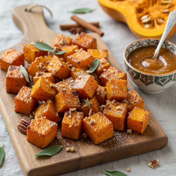 Pumpkin Spice Butternut Squash Bites recipe