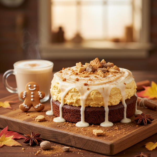 Pumpkin Spice Gingerbread Delight recipe