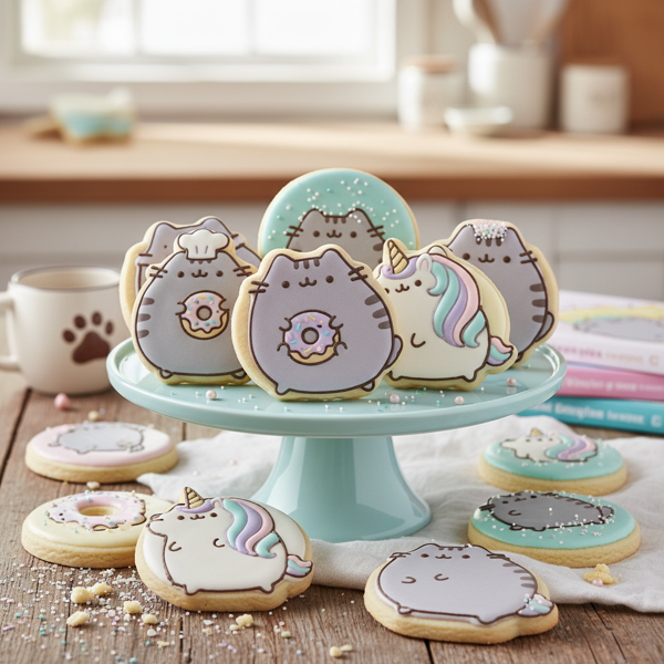 Pusheen-Inspired Sugar Cookie Delights recipe