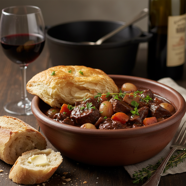 Quick Beef Bourguignon Deluxe recipe