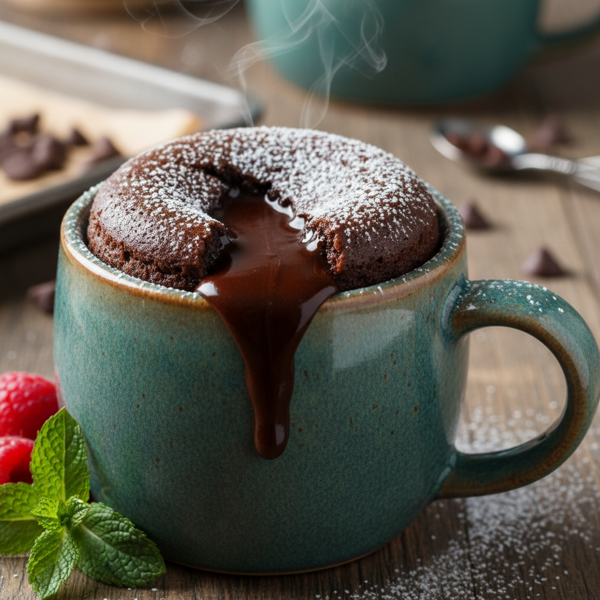 Quick Chocolate Lava Mug Cake recipe