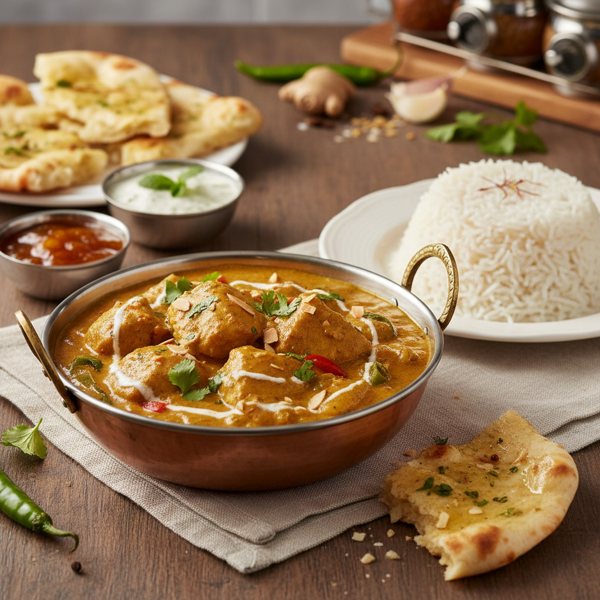 Quick Creamy Chicken Korma Delight recipe