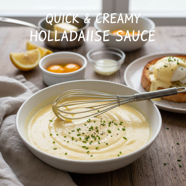 Quick Creamy Hollandaise Sauce recipe
