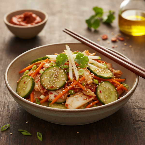 Quick Flavor-Packed Kimchi Salad recipe