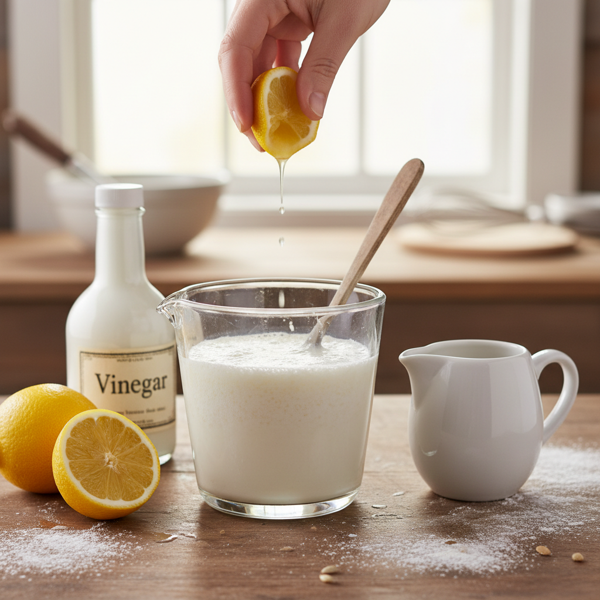 Quick Homemade Buttermilk Substitute recipe