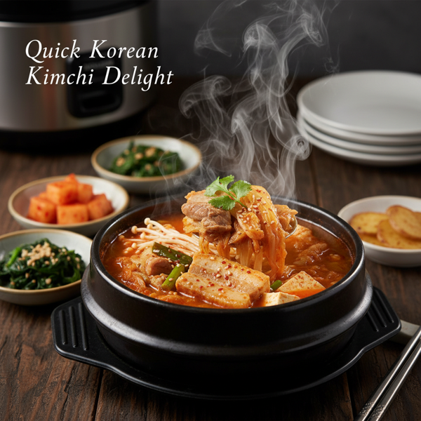 Quick Korean Kimchi Delight recipe