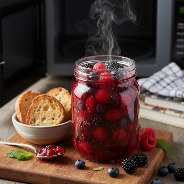 Quick Microwave Berry Preserve recipe
