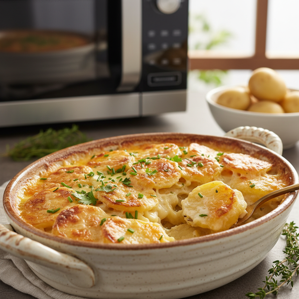 Quick Microwave Scalloped Potatoes recipe