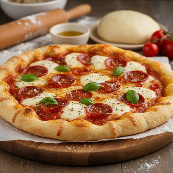 Quick No-Yeast Pizza Dough recipe