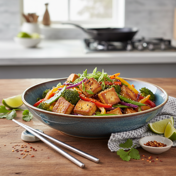 Quick & Colorful Tofu Stir-Fry recipe