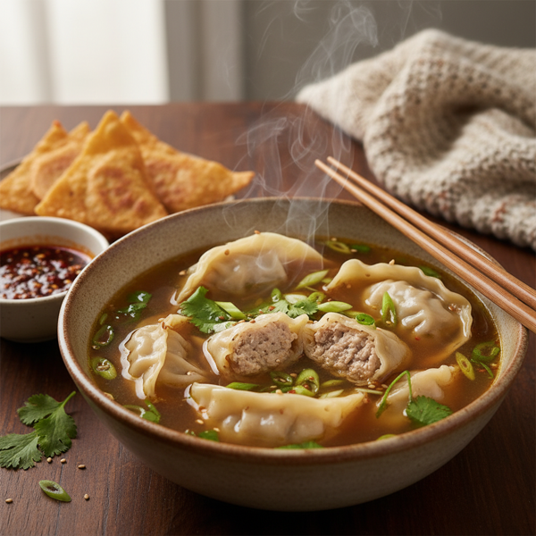 Quick & Cozy Wonton Delight recipe