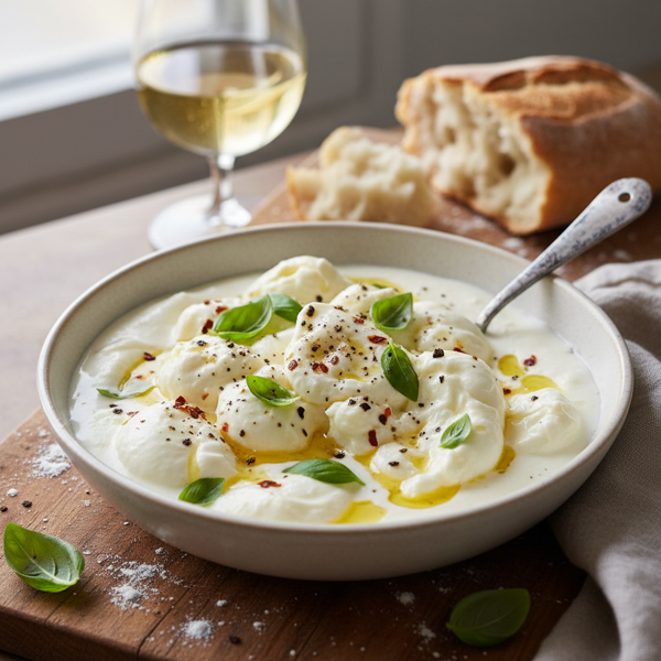 Quick & Creamy Fresh Mozzarella Cheese recipe
